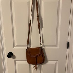 Leather satchel crossbody